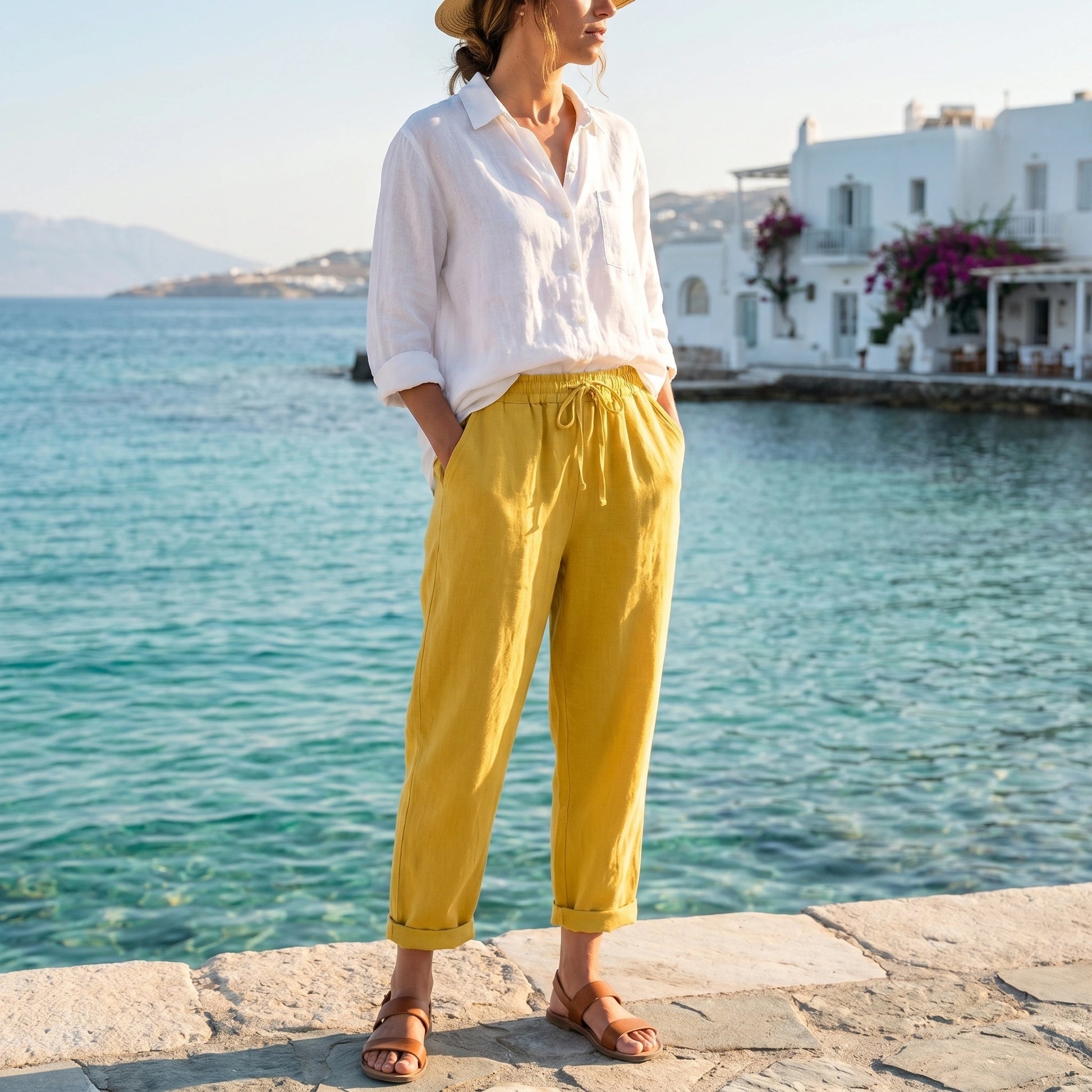 Isabella Womens Effortless Relaxed Summer Trousers