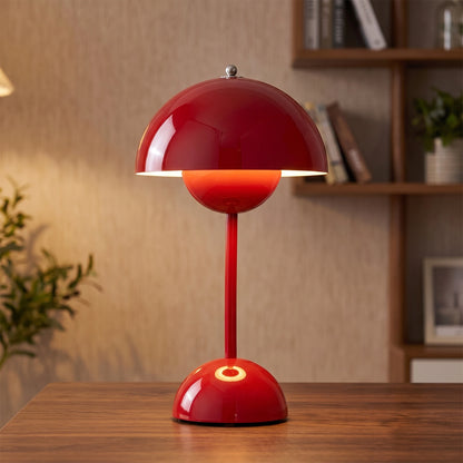 Close up of the NordicBeam Lamp showing its sleek Scandinavian design, showing the smooth fabric finish and precise stitching for a modern aesthetic.