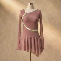 Dusty Pink Criss-cross