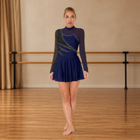 Navy Blue Color Block