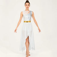 White & Gold Belt