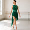Emerald Asymmetric Glitter