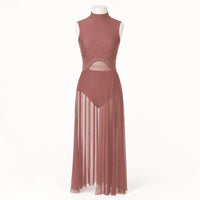 Taupe Fringe Dress