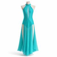 Teal Strappy Dress