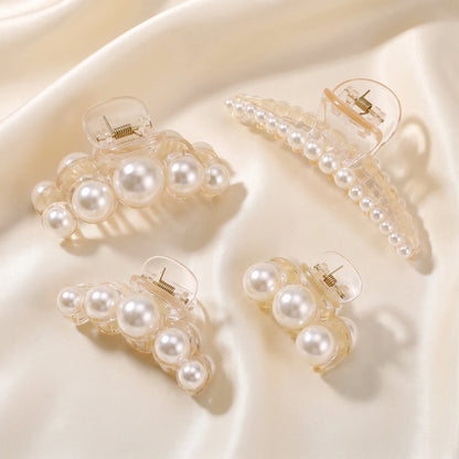 Close up view of the Womens Hair Clips showing intricate stitching and a glossy finish, perfect for enhancing any hairstyle.