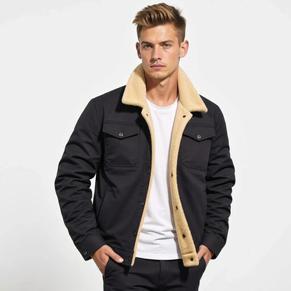 Deavon Timeless Bomber Jacket for Men Black S Nora Luxe — view 11 — — view 11