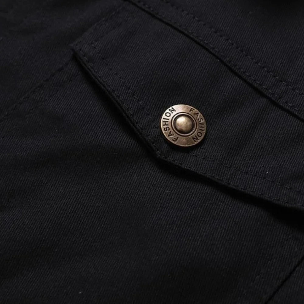 Deavon Timeless Bomber Jacket for Men Black S Nora Luxe — view 5 — — view 5