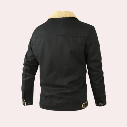 Deavon Timeless Bomber Jacket for Men Black S Nora Luxe — view 6 — — view 6