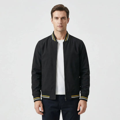 Ribbed Trim Men's Bomber Jacket Virgil — view 6 — — view 6