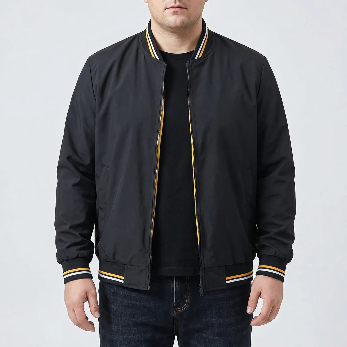 Slim Bomber Jacket For Men Brad — view 4 — — view 4