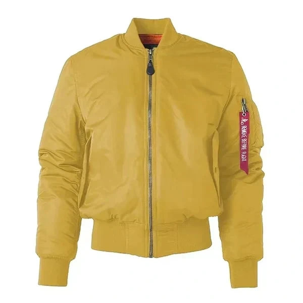 Windproof Ladies Bomber Jacket Nova Yellow 2XS The Livary — view 3 — — view 3