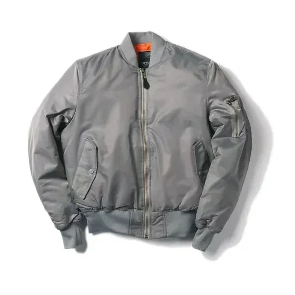 Windproof Ladies Bomber Jacket Nova Grey 2XS The Livary — view 6 — — view 6