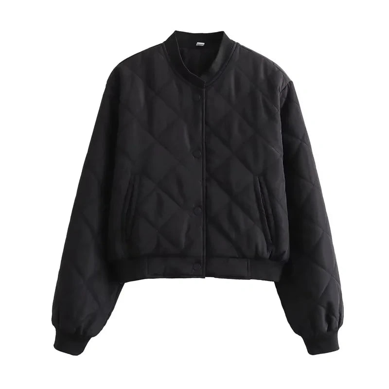 Quilted Cropped Bomber Jacket Marcella — view 4 — — view 4