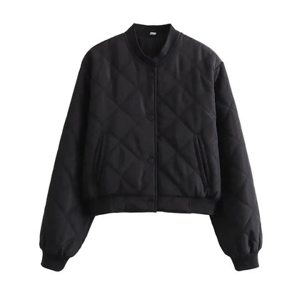 Quilted Cropped Bomber Jacket Marcella — view 4 — — view 4