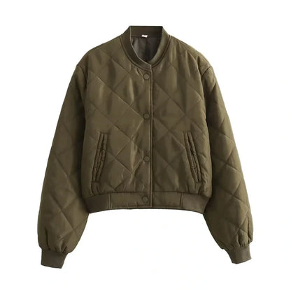 Quilted Cropped Bomber Jacket Marcella — view 5 — — view 5