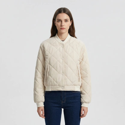Quilted Cropped Bomber Jacket Marcella — view 6 — — view 6