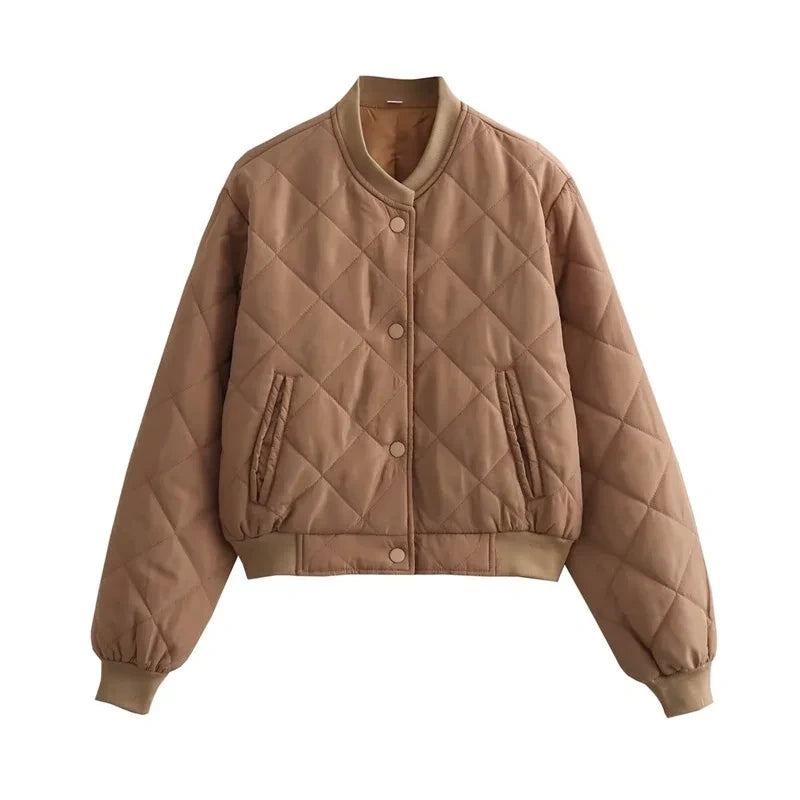 Quilted Cropped Bomber Jacket Marcella — view 7 — — view 7