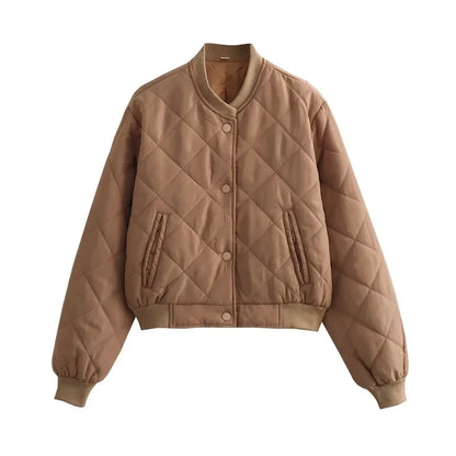 Quilted Cropped Bomber Jacket Marcella — view 7 — — view 7