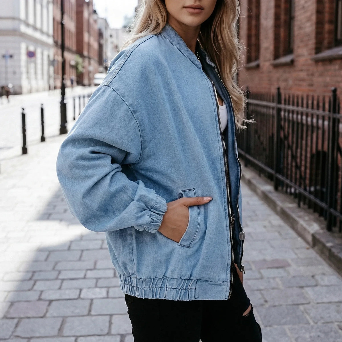 Bomber jacket — Zip Up Style Carmen