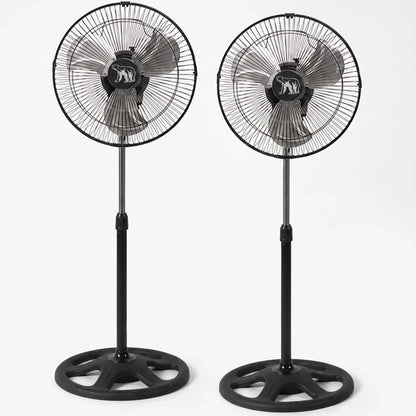 Of the fan's control panel displaying three speed settings and an easy to use oscillation switch