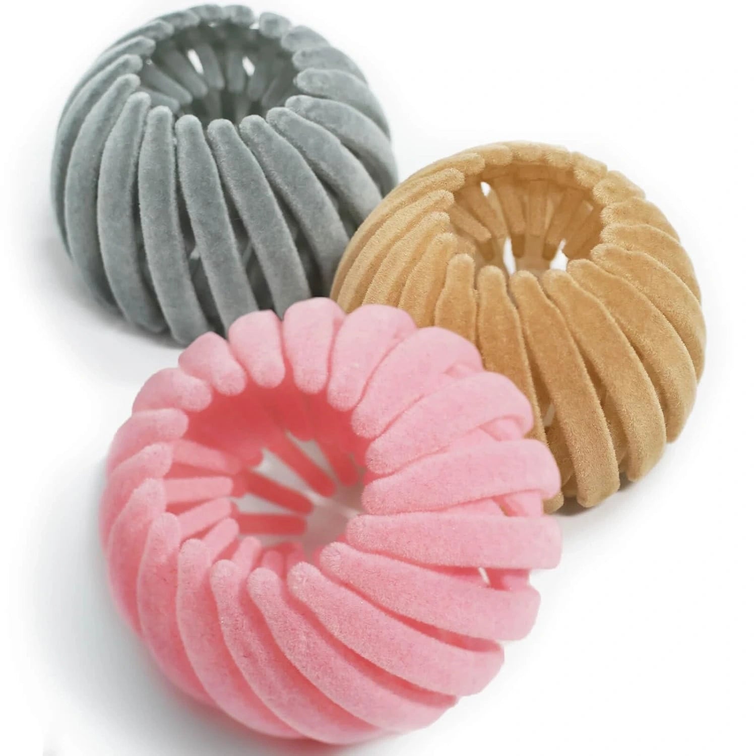 Stylish Bird's Nest Hair Clips Set of 3 Set 2 Nora Luxe