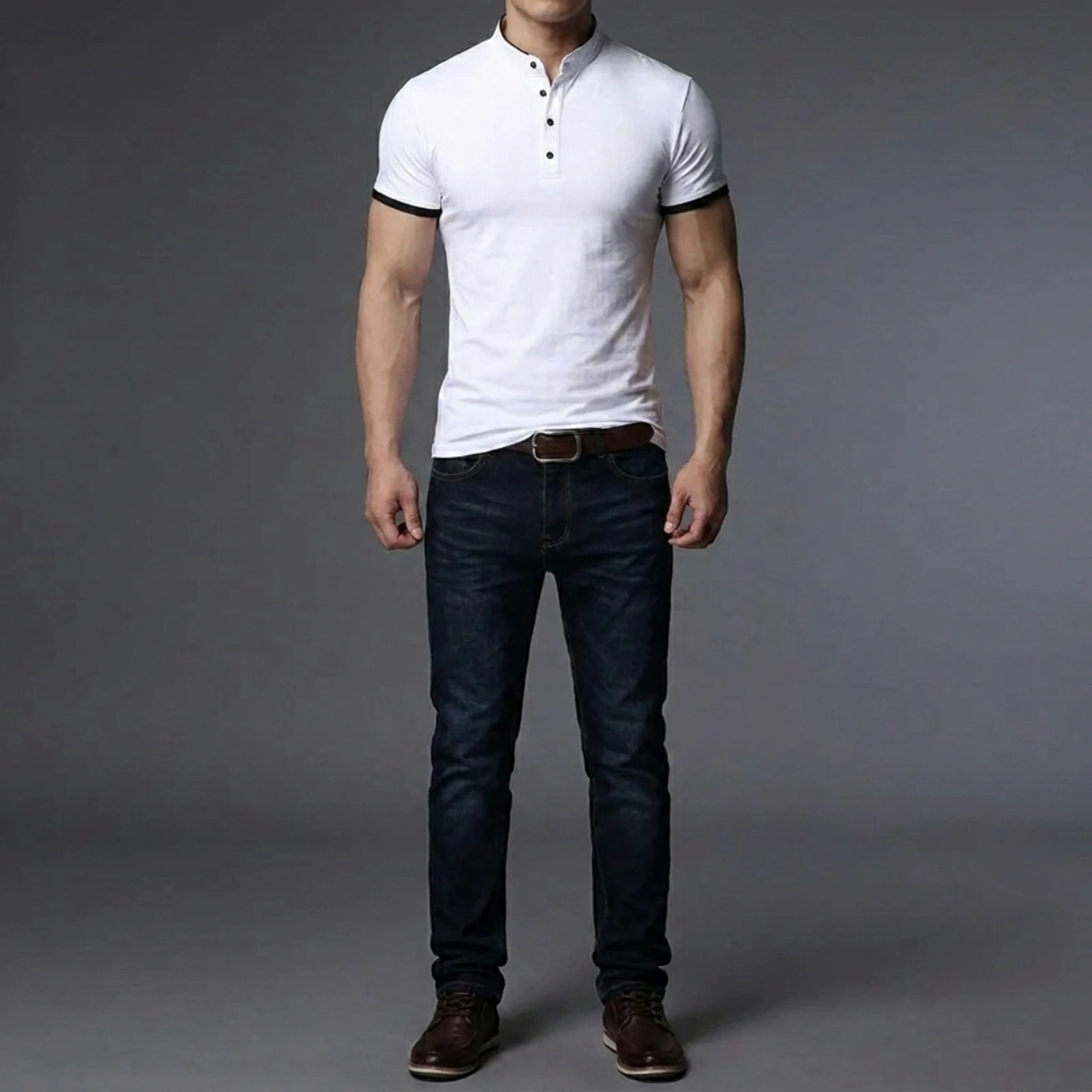 Liam Mens Casual Breathable Summer Polo