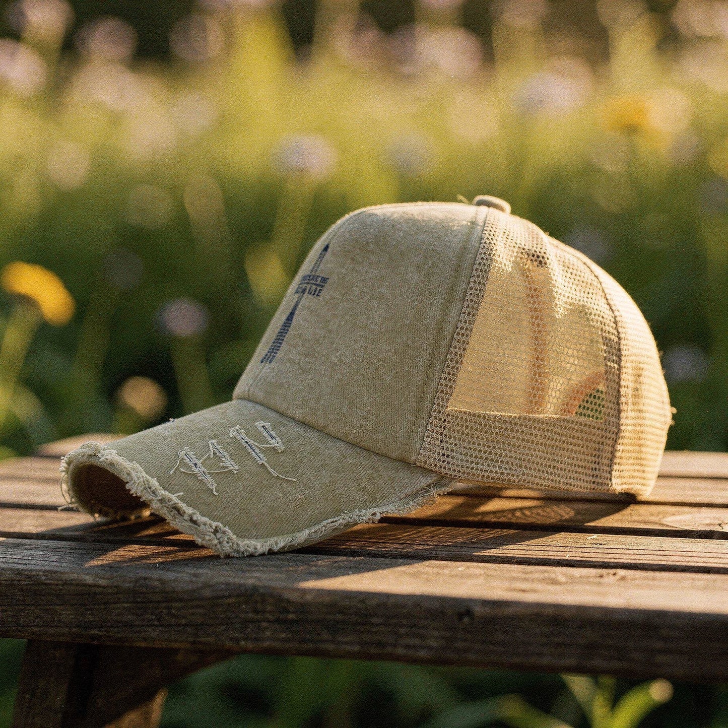 Light pink summer baseball cap made of breathable cotton, featuring a curved brim and adjustable strap, view