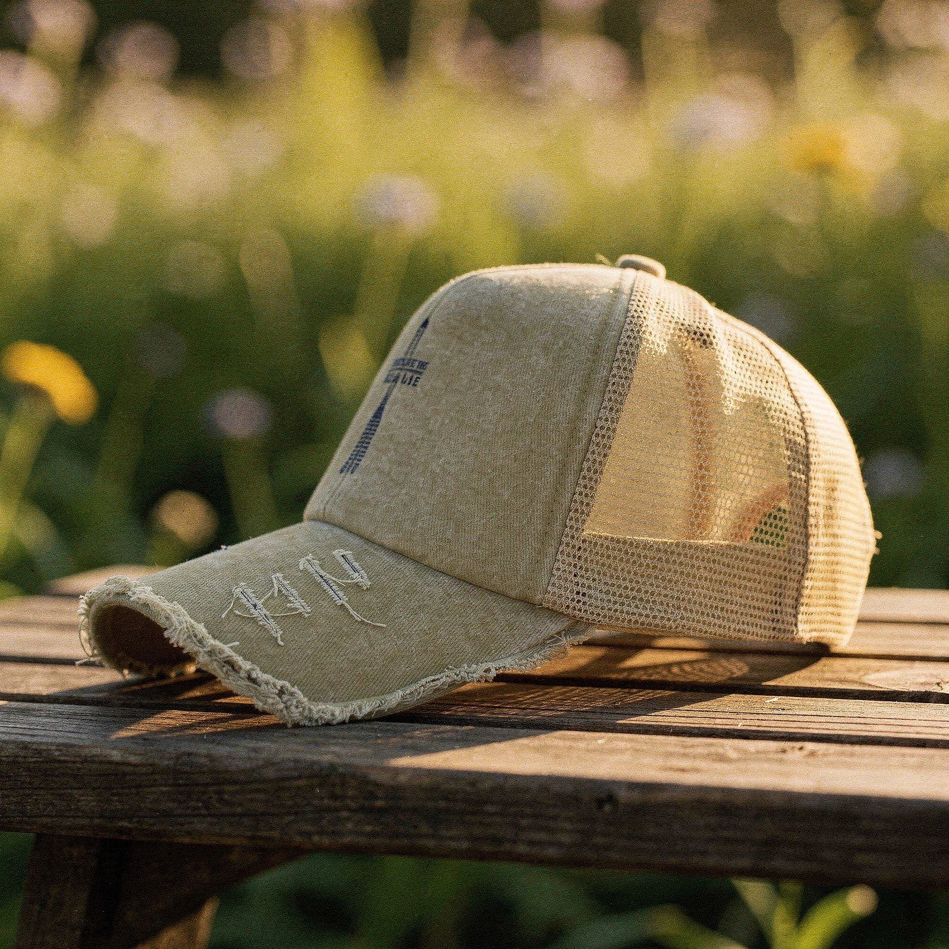 Light pink summer baseball cap made of breathable cotton, featuring a curved brim and adjustable strap, view