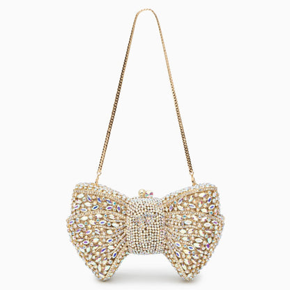 Sleek black clutch bag featuring a smooth leather finish, zippered closure, and subtle gold tone hardware, angled — view 7