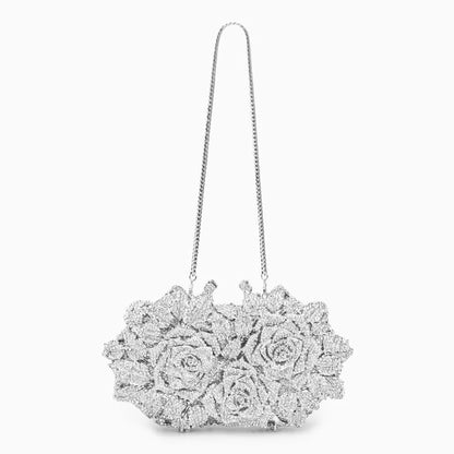 Elegant rose clutch bag featuring a soft texture and sleek design, showcasing delicate clasp closure — view 14 — view 14