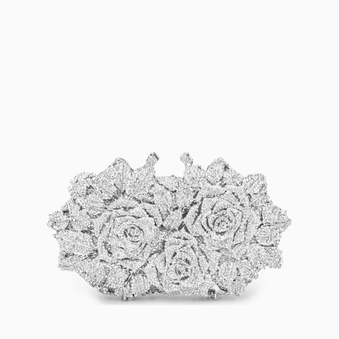 Elegant rose clutch bag featuring a smooth texture and compact design, showcasing chic sophisticated look — view 9 — view 9