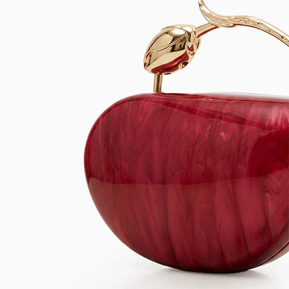 Translucent acrylic clutch bag with a geometric pattern, featuring silver clasp closure and sleek, modern design — view 8