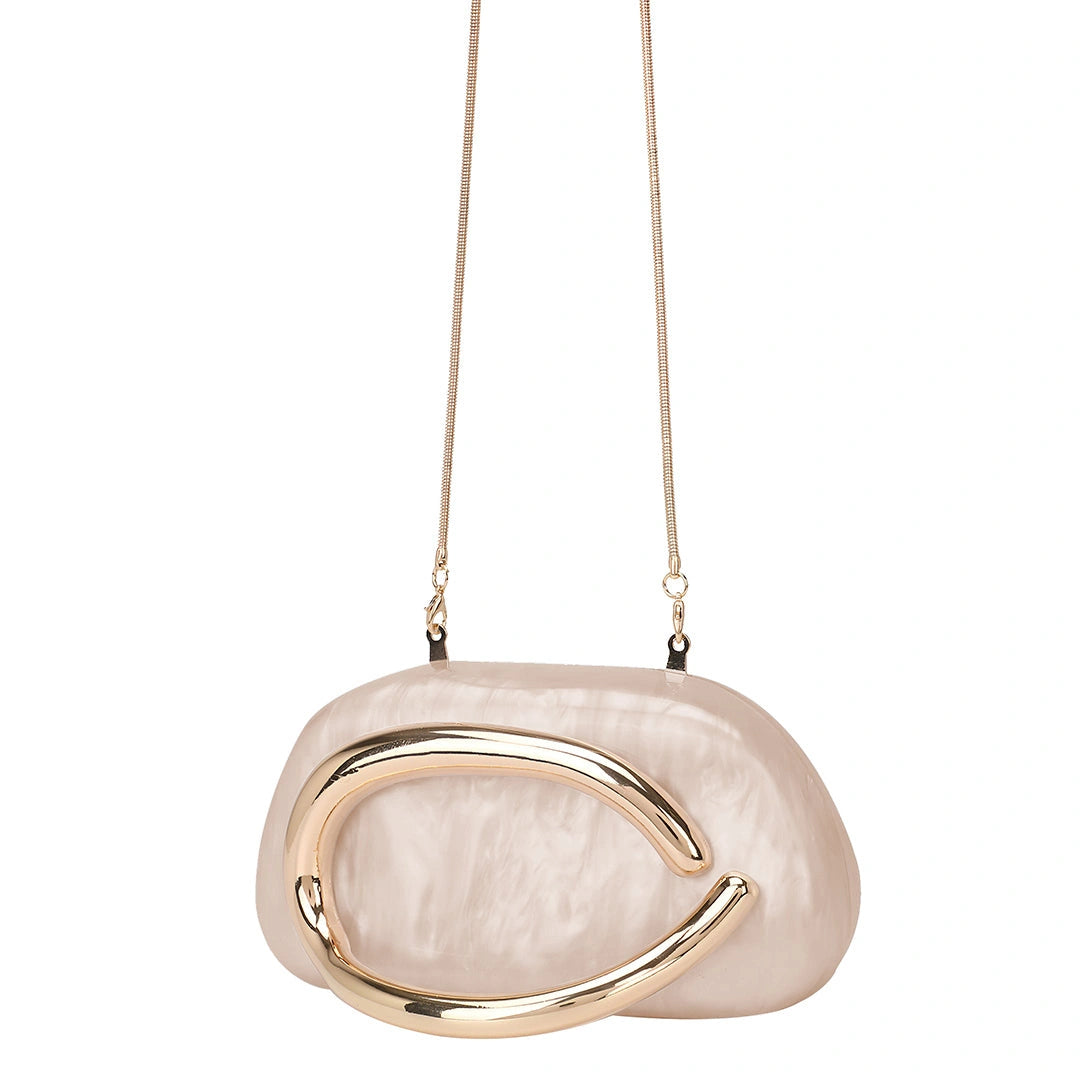 Elegant clutch bag in a rich burgundy hue, featuring sleek design and subtle textured finish — view 5 — view 5