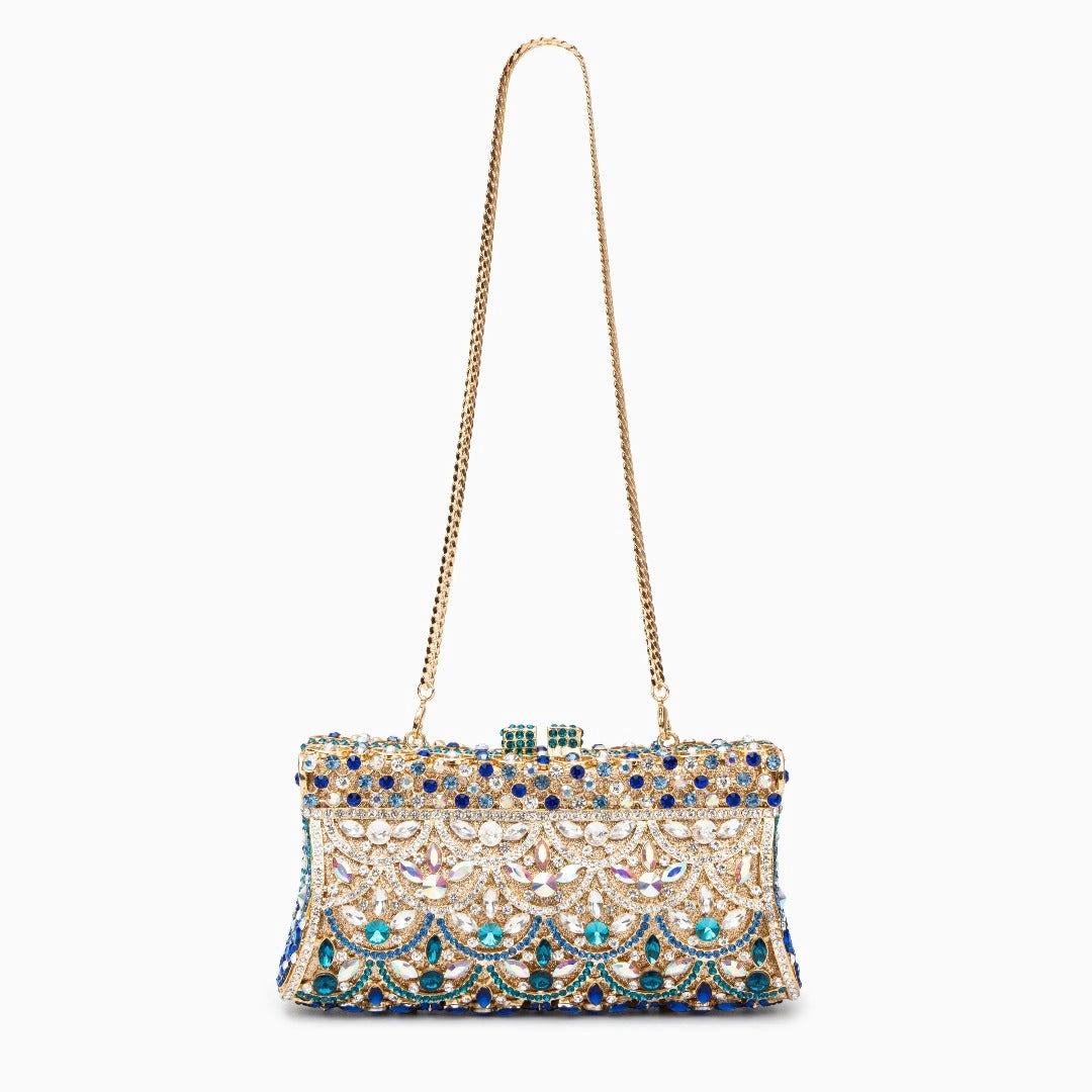 Elegant clutch bag in a soft blush color, featuring sleek design and subtle metallic clasp, front view — 6 — view 6