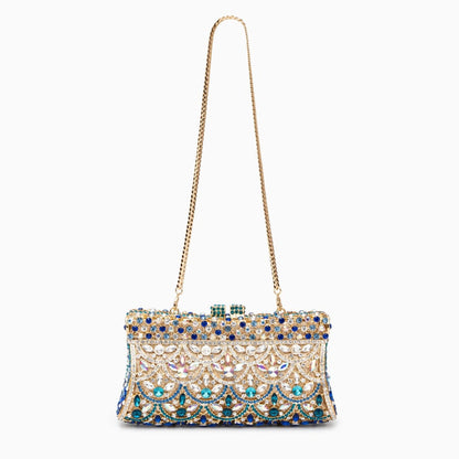 Elegant clutch bag in a soft blush color, featuring sleek design and subtle metallic clasp, front view — 6 — view 6