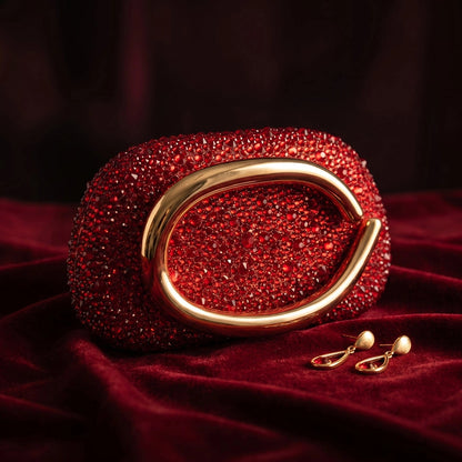 Elegant clutch bag in a soft, textured material featuring sleek design and subtle clasp closure, front view — 14 — view 14