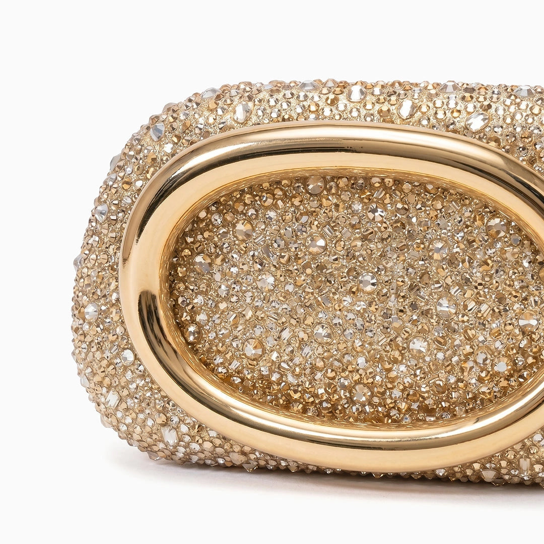 Elegant clutch bag in a soft beige hue, featuring sleek design and subtle textured finish — view 2 — view 2