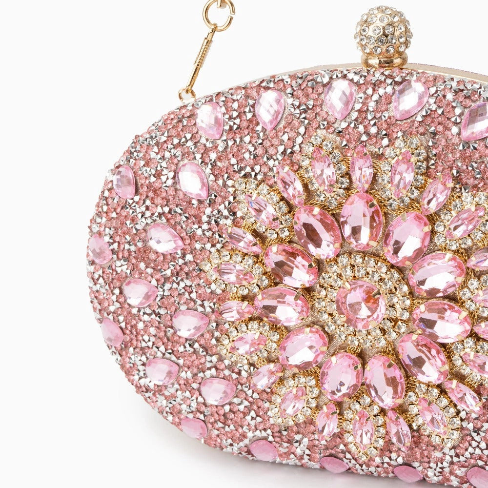 Elegant clutch bag in a soft, textured material, featuring sleek design and subtle clasp closure, front view — 11 — view 11