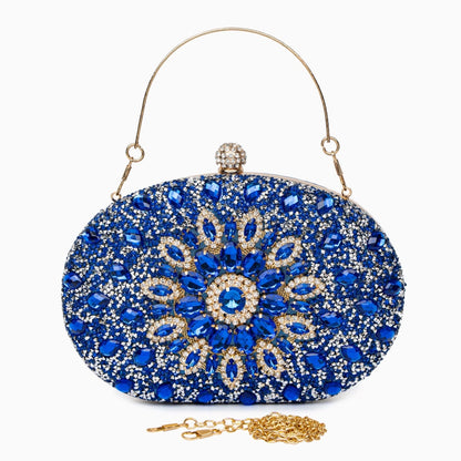 Elegant clutch bag in soft leather, featuring a sleek design with gold tone clasp and subtle embossed pattern — view — view 9