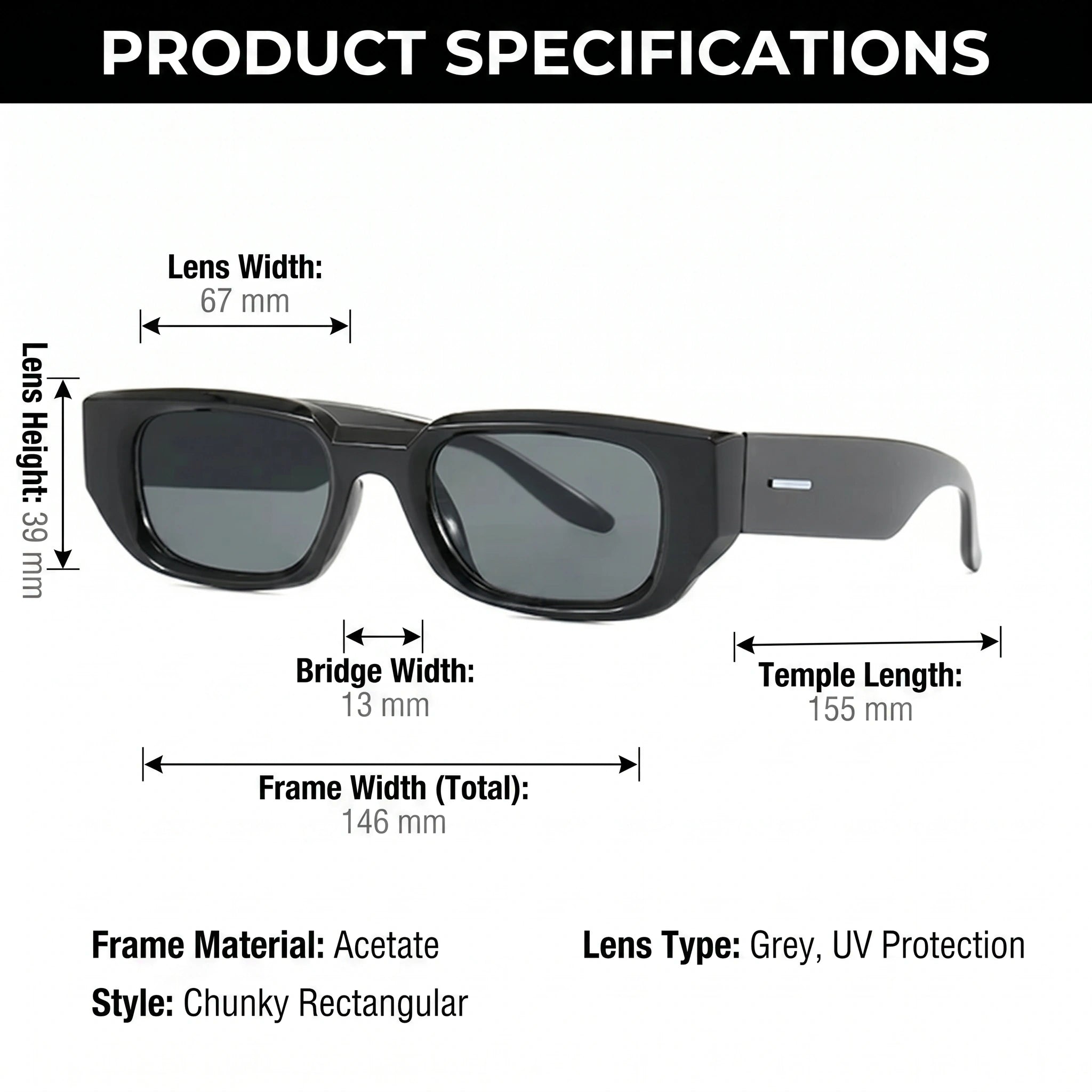 A model showcases Womens Retro Oversized Sunglasses, paired with a high waisted outfit, set against a urban backdrop.