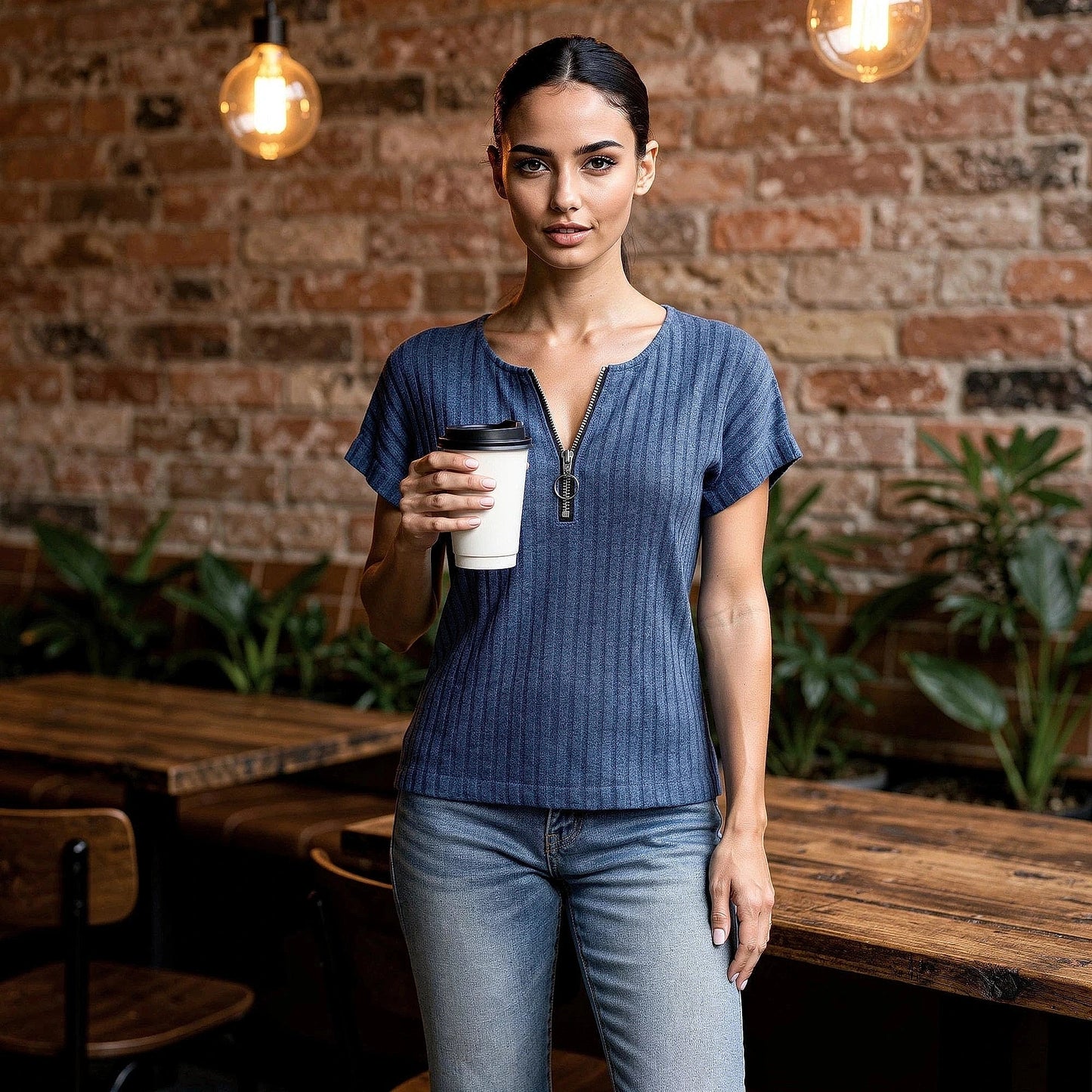 Light gray relaxed short sleeve hooded tee made of soft cotton, featuring a pocket and a comfortable fit
