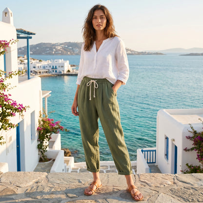 Isabella Womens Effortless Relaxed Summer Trousers