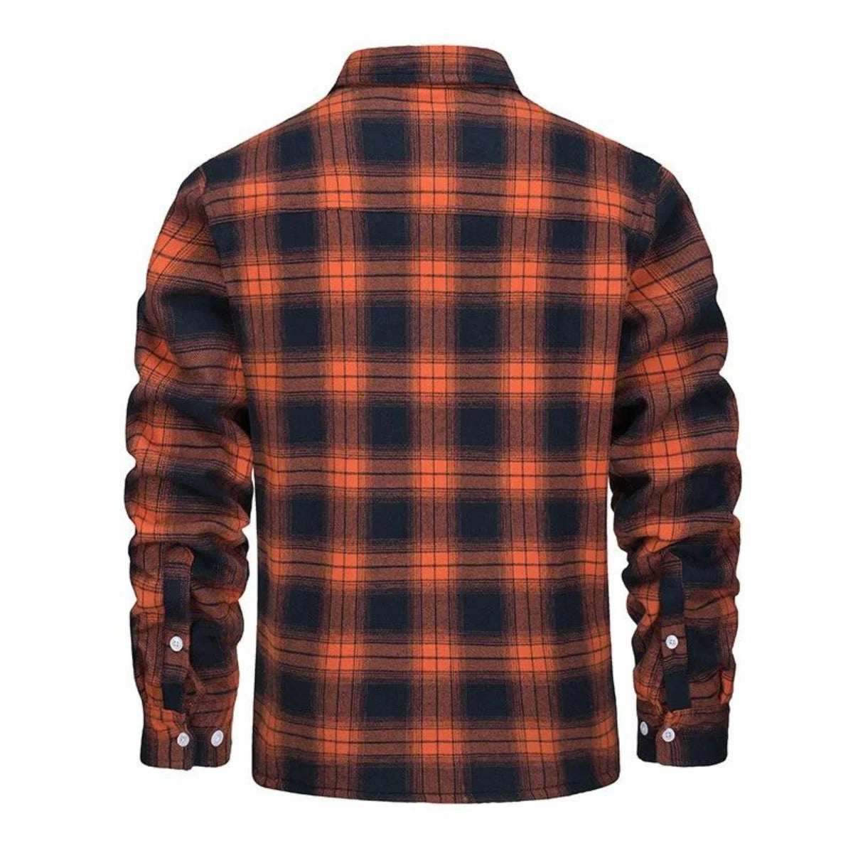 View of a cozy classic autumn jacket in deep green, featuring a soft fabric and a relaxed fit
