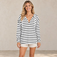 White Black Stripe