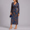 Navy Paisley