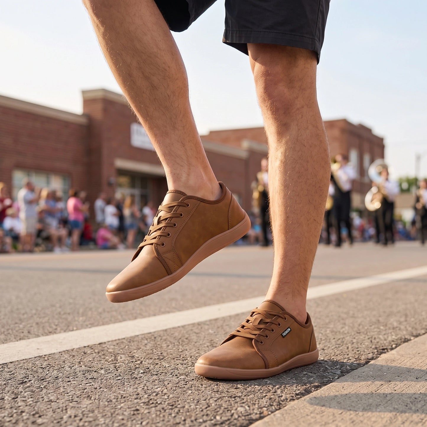 Aiden Comfortable Microfiber Marching Band Shoes — view 10