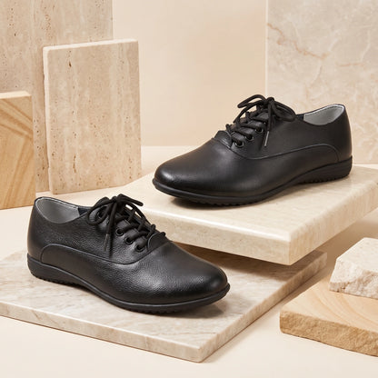 marching band shoes — Close up view showing the high quality split leather and precise stitching details of — view 8