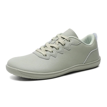 Comfortable wide fit marching band shoes in light gray with lace up design — view 12 — view 10