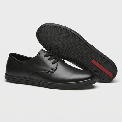 Close up view of the breathable fabric and precise stitching comfortable lace marching band shoes, showing quality