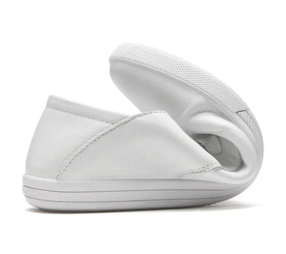 White marching band shoes, flexible and breathable design, showcasing sole stitching details — view 17 — view 8